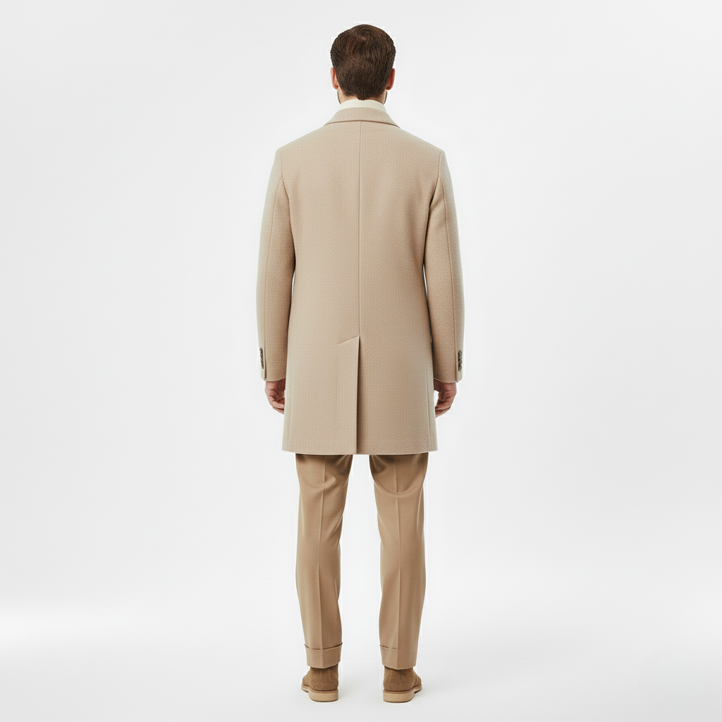 Manteau homme à silhouette tailleur