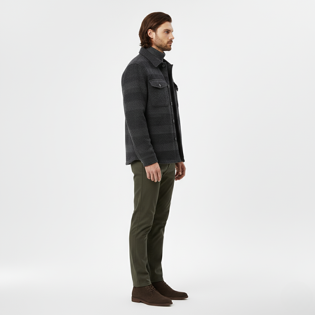 Veste homme à ligne structurée