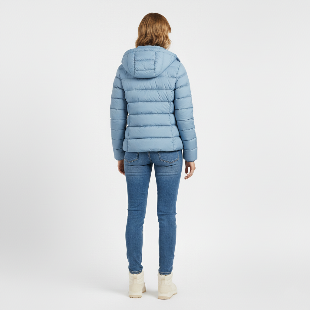 Doudoune matelassée femme avec capuche