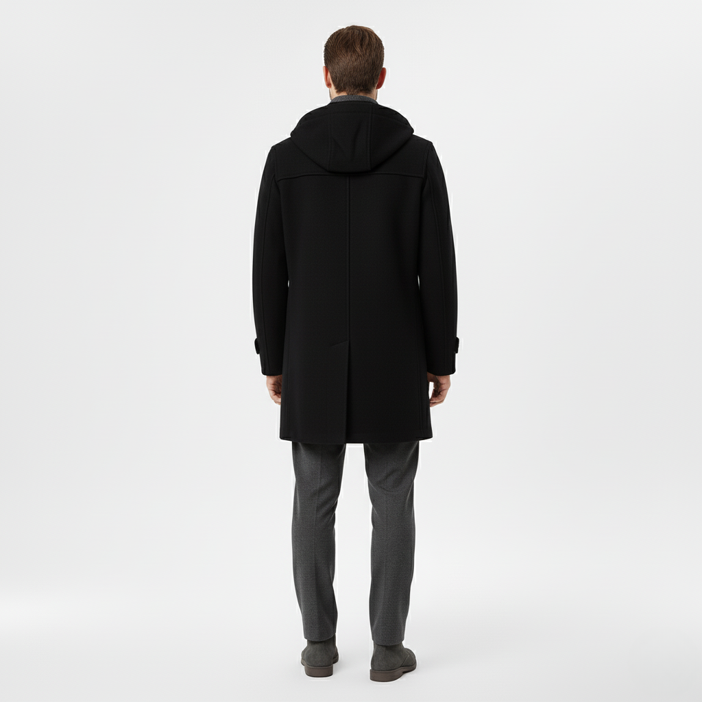 Duffle-coat homme à silhouette structurée