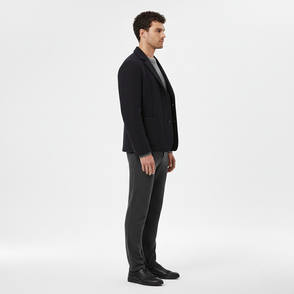 Ensemble homme avec blazer et maille