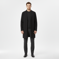 Manteau long homme en laine à ligne structurée