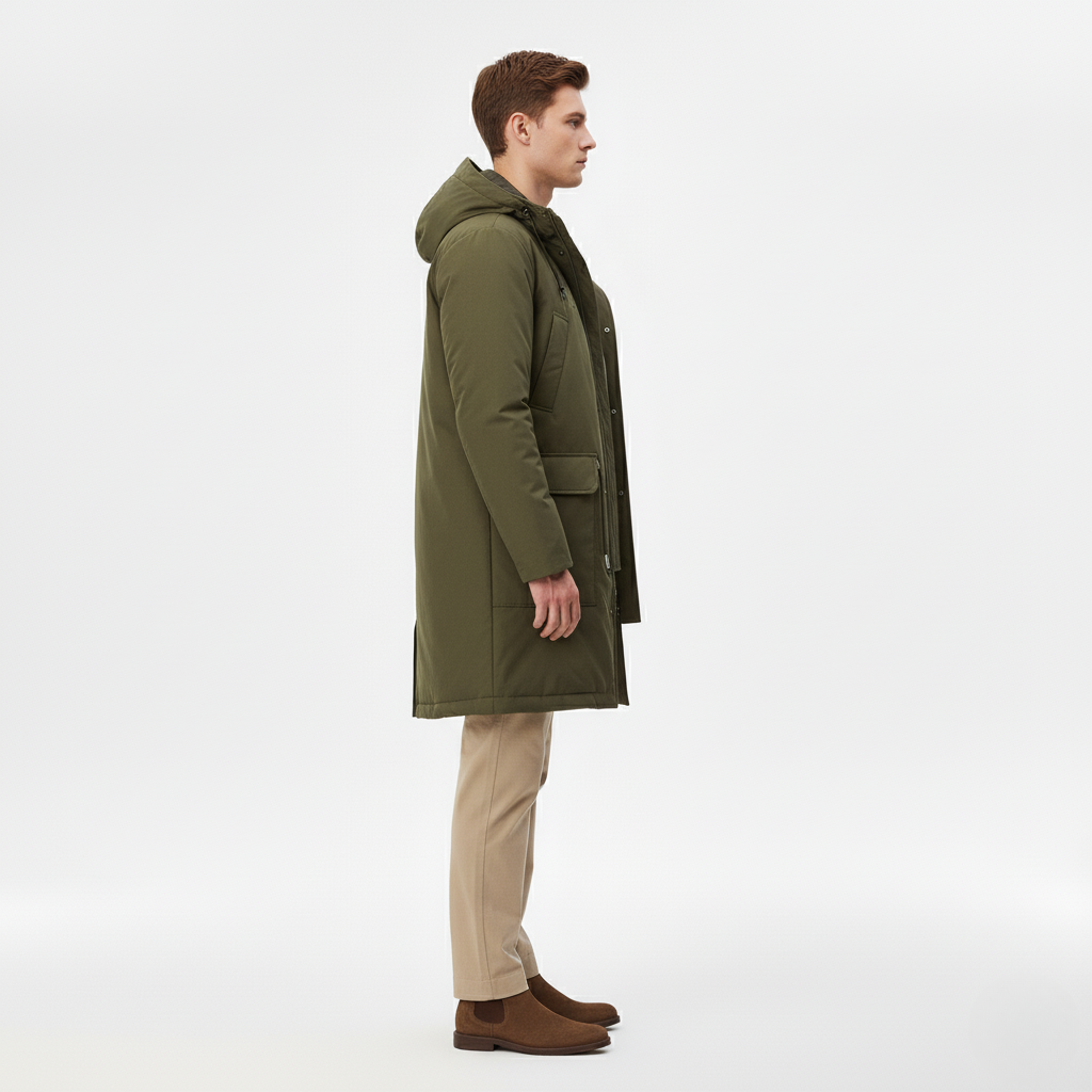 Parka homme pour les tenues superposées