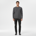 Pull homme en maille texturée